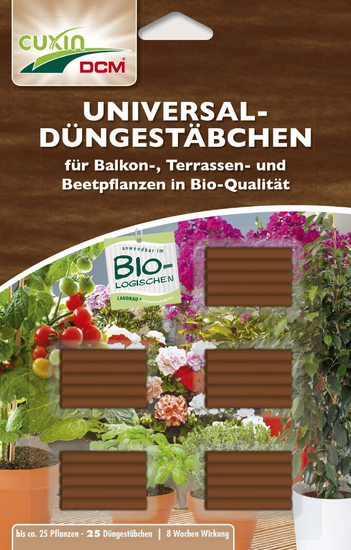 CUXIN Universal- Düngestäbchen 25x2